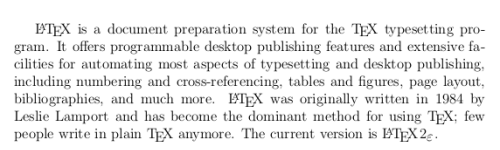 Write your documents with LaTeX